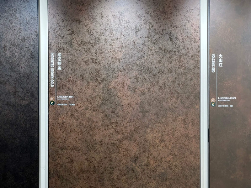 L16322BK411M IMPRINTED BROWN GOLD