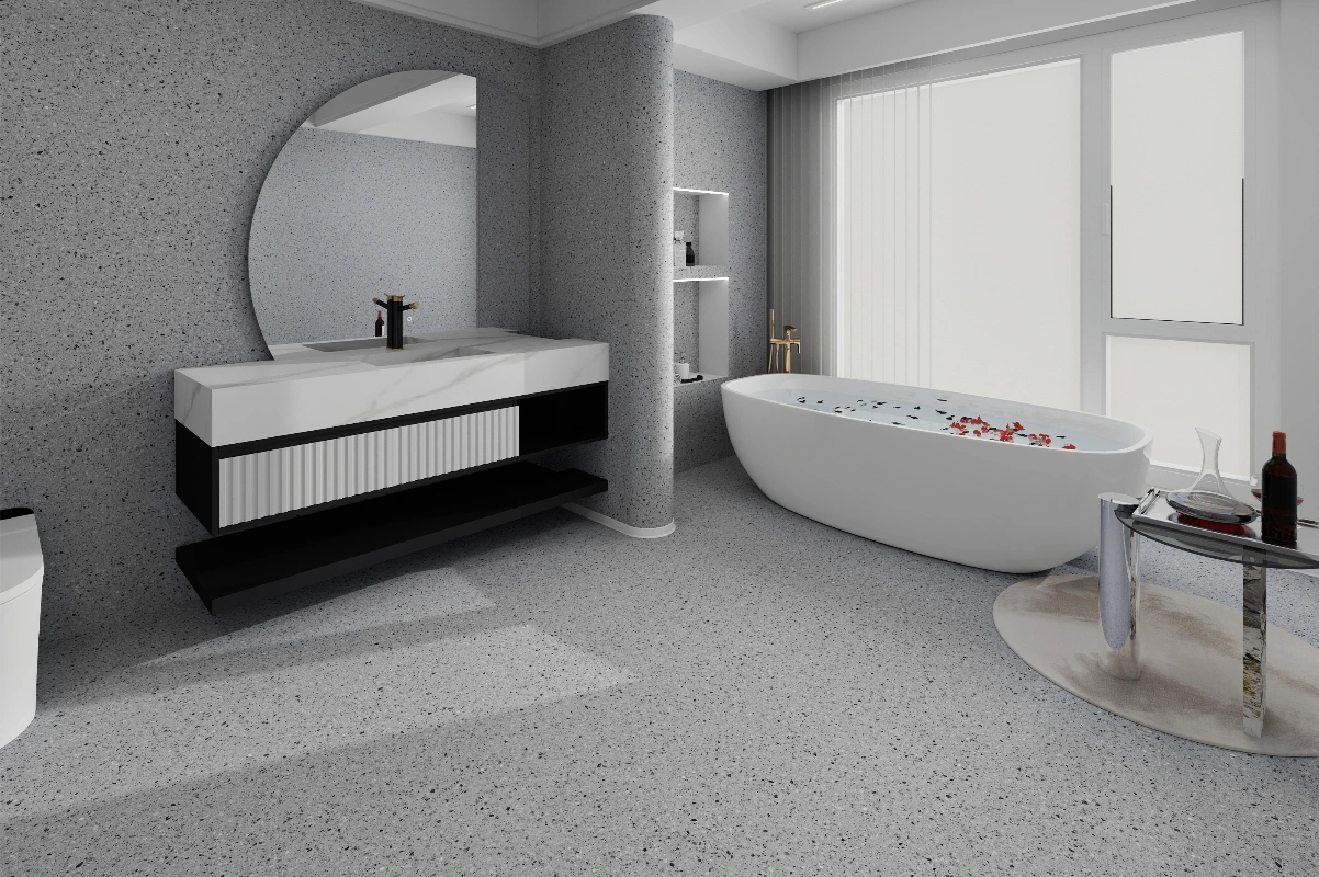 9189665YJ威尼斯灰水磨石