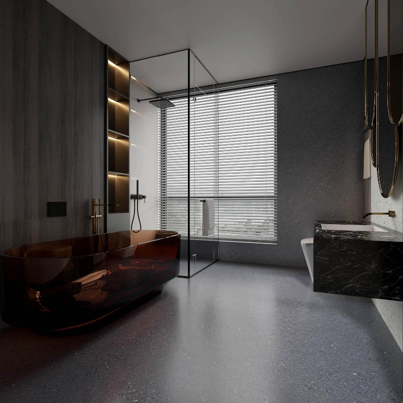 9189675YJ黑贝深灰水磨石-B类